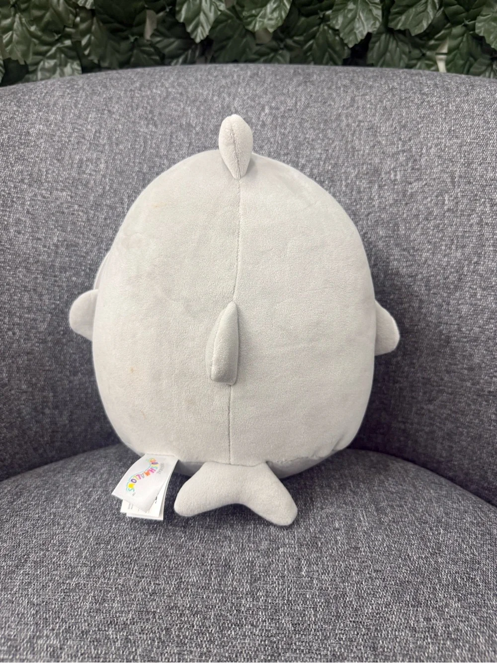 Squishmallows 7.5-Inch-Gordon The Grey Shark with Blue Bow tie